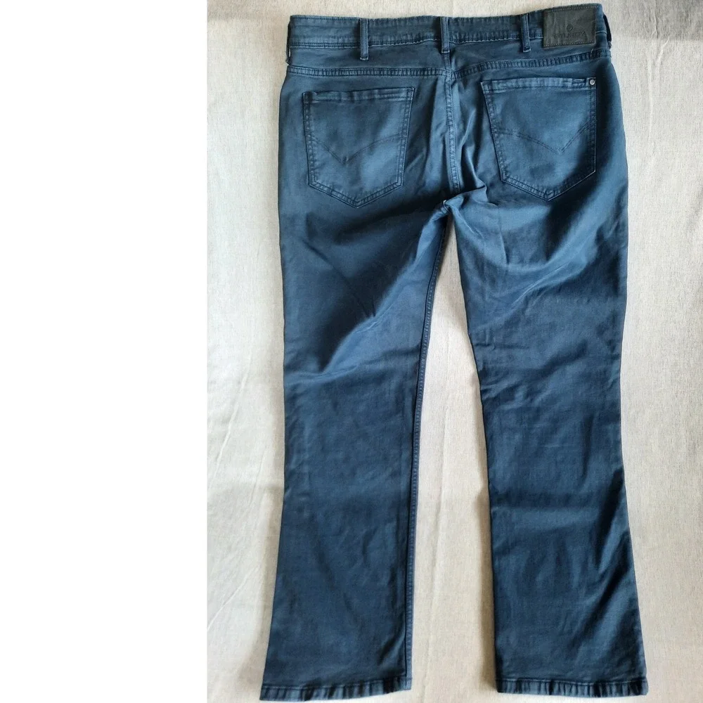 Sturdy Jeans Men 42 Regular Fit Stretch Straight Navy Blue Cotton Blend Bootcut